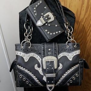 Purse with matching wallet